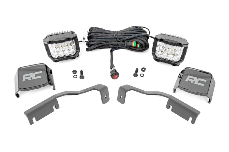 LED Light Kit | Ditch Mount | 3" OSRAM | Wide | Nissan Frontier (22-26)