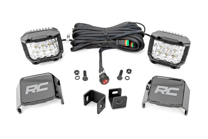 LED Light Kit | Ditch Mount | 3" OSRAM | Wide | Toyota Tundra 2WD/4WD (22-26)