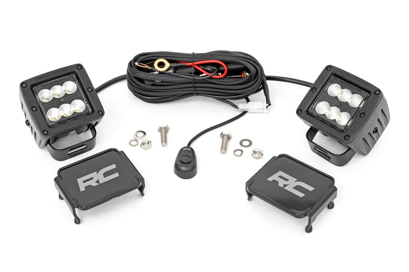 2 Inch Black Series LED Light Pods | Pair | Flood