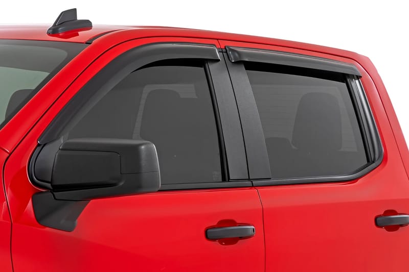 Side Window Deflectors | Tape On Rain Guard | Chevy/GMC 1500/2500HD/3500HD (19-26)